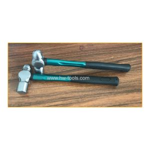 Ball pein hammer with fiberglass handle