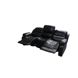 China Electric Theater Room Sofa , Leather Theatre Lounge Cushion Extendable on sale