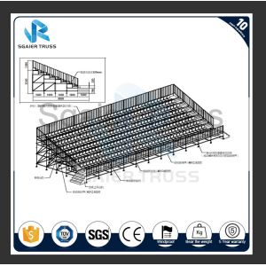 High Strength Steel Grandstand Scaffolding Structure Portable Steel Tribune