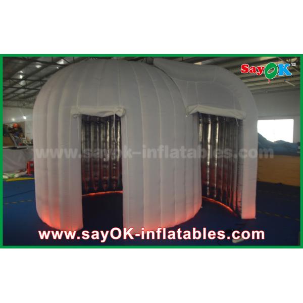 Advertising Booth Displays Wedding Led Spray Inflatable Booth For Sale , Two Years Warranty