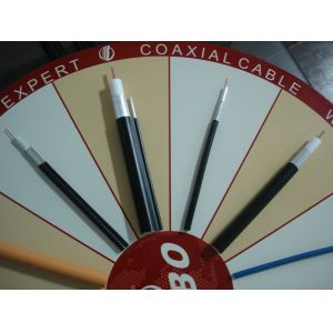 China RG11 Outdoor Coaxial Cable  Flexible Coaxial Cable Metro Stations Use on sale