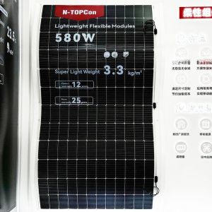 Quality Long Service Life Portable 520W Flexible Solar Hybrid Inverter with Open-Circuit Voltage Temperature Coeffic -0.24% for sale