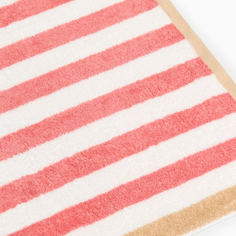 Authentic Turkish Cotton Beach Towel with Traditional Pestemal Design and