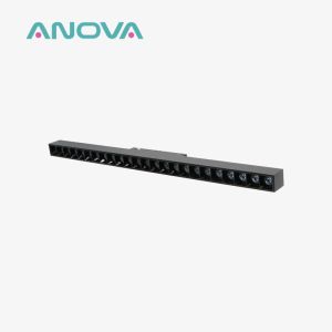 DC48V 24W 24 Heads Magnetic Track Light Ceiling Anti Glare Magnetic Track System