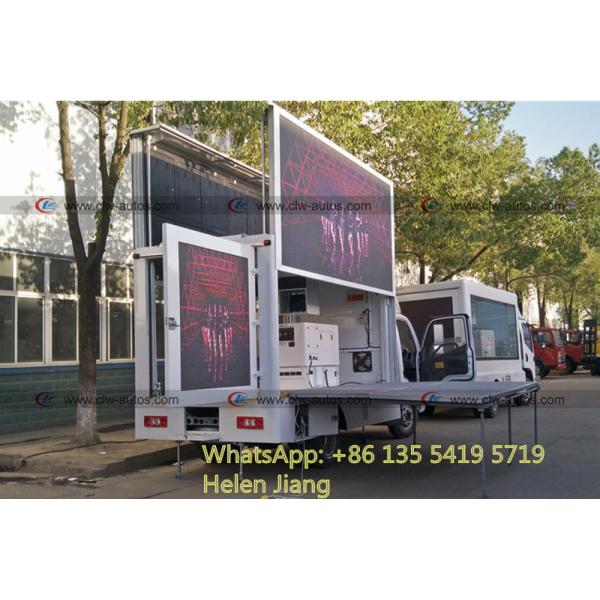HOWO 4x2 Mobile Stage Truck With LED Billboard