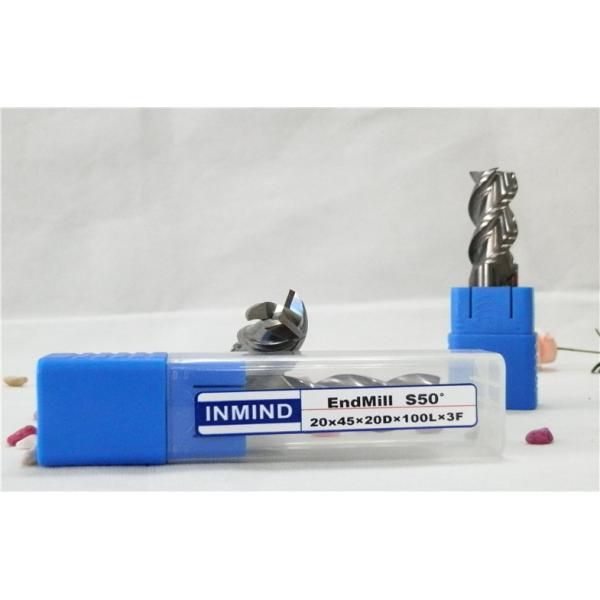HRC50 End Mill For Hardened Steel , 20 mm 3 Flute Carbide End Mill