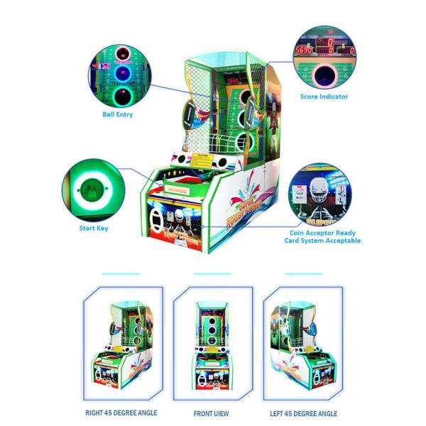 Rugby Shooter Football Arcade Machine Double Players Extremely Challenging Fun