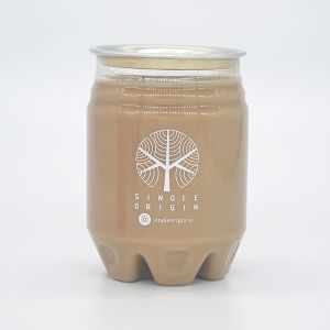 Transparent 350ml 57mm Diameter Beverage Plastic Bottle