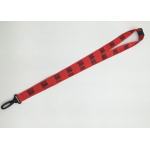Popular heat transfer printing lanyards with plastic backle for exhibitions