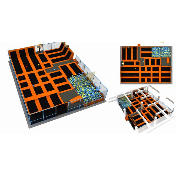 350M2 Trampoline Big Bouncer Kids & Adults Large Indoor Trampoline Big Square Trampoline