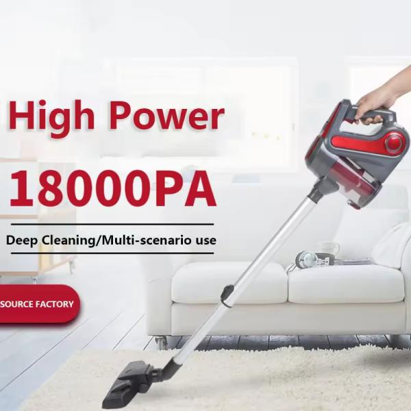 Powerful Household 18000PA Handheld Push Rod Vacuum Cleaner Portable Vertical Cleaner