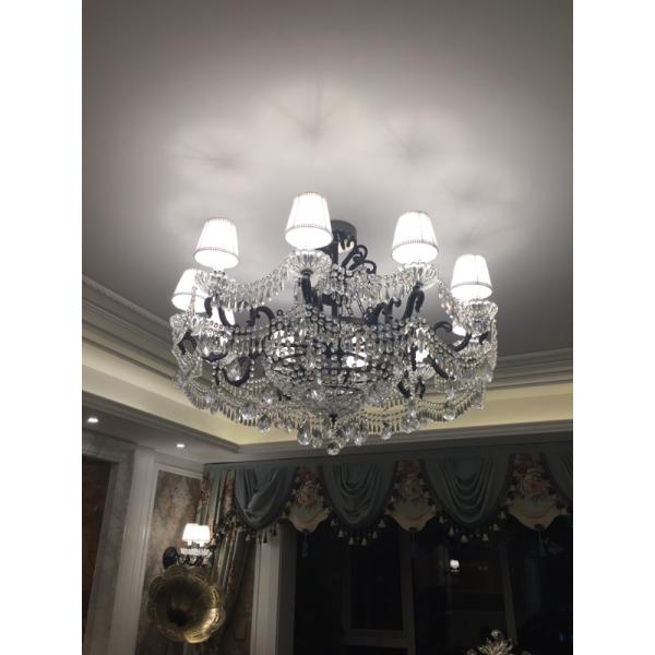 Black iron candle chandelier (WH-WI-03)