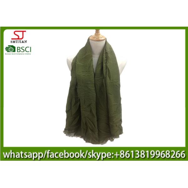 China factory direct supply purple wrinkle spring summer thin scarf 100*180cm