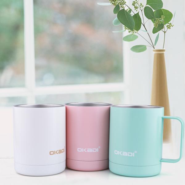 12oz Tumbler Coffee Mug Insulated Set Of 2 Vacuum Insulated Travel Cups Stainless Steel Metal Mugs