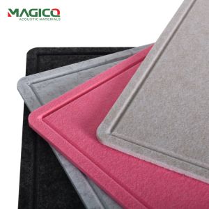 Modern interiors enhanced by Polyester Fiber Acoustic Panels and PET Fiber