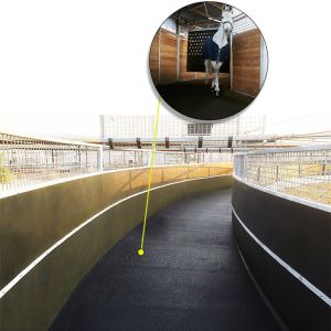 Interlocking Horse Walker Matting Rubber With Studded Pattern
