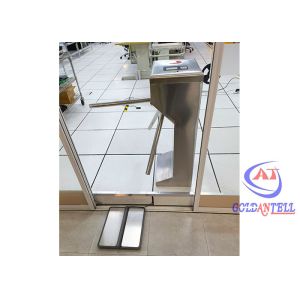 OEM Tripod Turnstile with 25-30 Persons/Min Passing Speed 55-60cm Passage Width and 1.2-1.5mm Steel Thickness