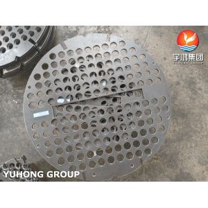 ASME SA516 Gr.70 Steel Baffle Plate Boiler And Pressure Vessel Support Plates