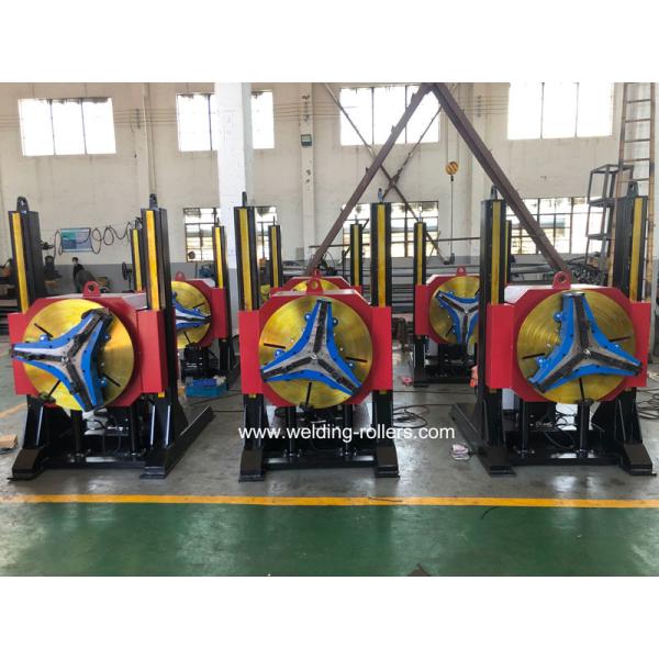 Buy Hydraulic Lifting Pipe Turning Welding Positioner 3000KG With 3 Jaws Chuck at wholesale prices