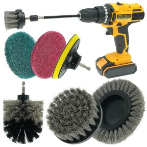 Quality 8pc Drill Brush Set Power Scrubber Bathroom Car Cleaning for car for sale