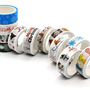 Kawaii Water Activated Adhesive Washi Tape Sets