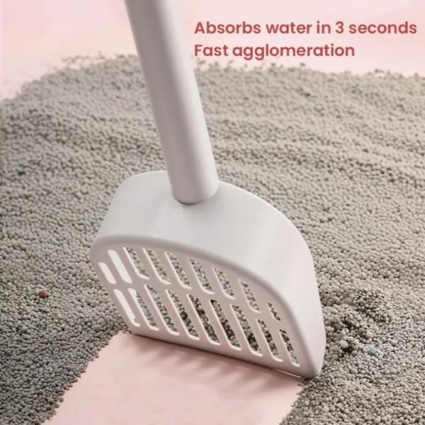 Sustainable Spherical Bentonite Cat Litter Grey 100% Natural Clay Kitty Litter