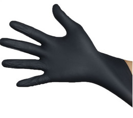 Quality Anti Bacteria Disposable Protective Gloves nitrile Rubber Material Dustproof for sale