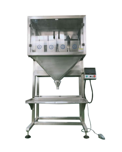 Buy Granule Semi Auto Packing Machine 4 Heads Weigher 10-16 Bags/Min at wholesale prices