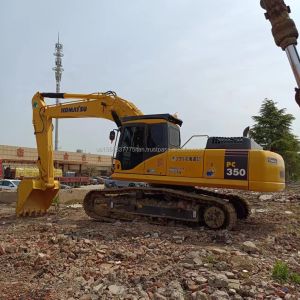2016 Year Komatsu PC350 Excavator Original Hydraulic Pump Japan Used Crawler