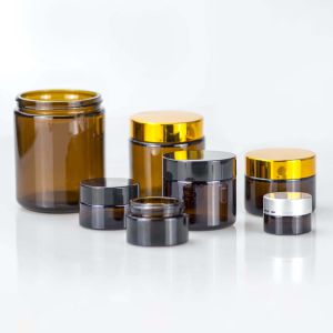 Transparent Frosted Glass Spray Bottle 120ml Glass Foaming Bottle For Skin Care Packaging