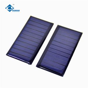 5.5V High Efficiency Poly Solar Panel 0.34W Epoxy Adhesive Solar Panel ZW-7438