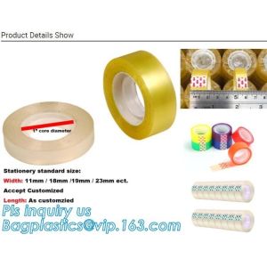 Stationery printed logo bopp packing tape adhesive,OEM/ODM custom printed washi