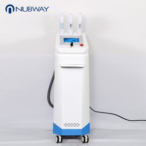 China Multifunctional 3 handles ipl hair removal system Nubway / e light ipl rf beauty equipment / ipl hair removal machine on sale