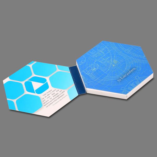 2016 new products digital name tag video greeting card with high quality PVC024