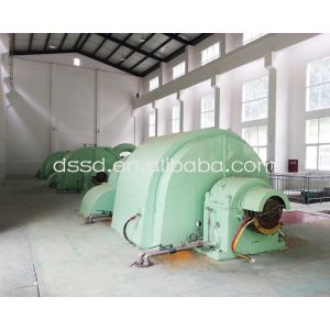 Pelton Wheel Micro Hydro Generator / Small Water Turbine In Hydro Power Plant