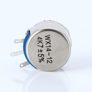Quality WX14-12 3W Singleturn Wire Wound Potentiometer 47R 100R 470R 1K 2K2 3K3 4K7 5K6 10K for sale