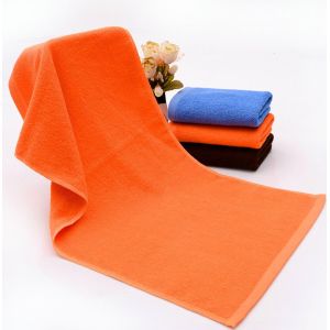 China 33*73cm(13''*29'')Hotel Beauty Salon One Color Cotton Face Towel Hand Towel Hair Towel on sale