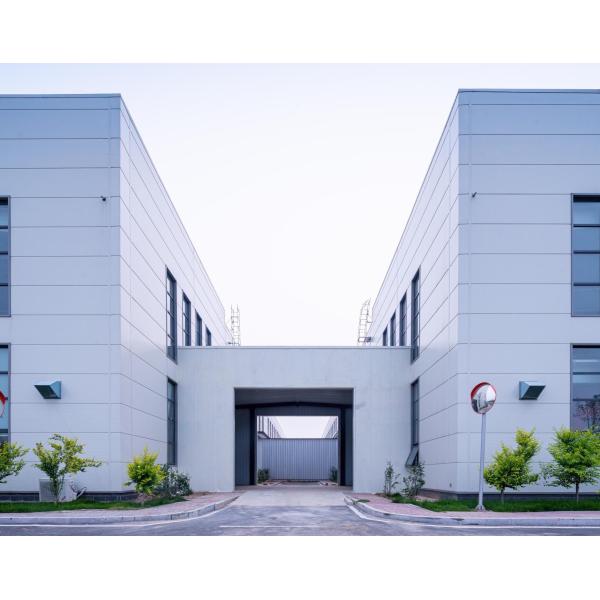 Buy Lightweight Steel Warehouse with Fiberglass Wool Sandwich Panel at wholesale prices