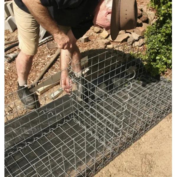 2mx1.0mx1.0m 100mm Heavy Galvanized Welded Gabion Wire Cages