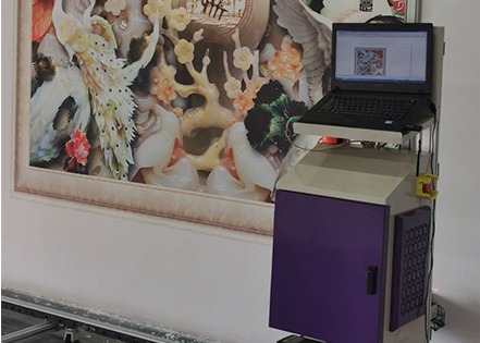 Buy 30sqm/H EPSON Printhead Wall Mural Printing Machine at wholesale prices