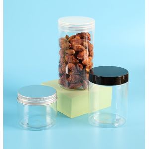 Customized Clear Plastic Cosmetic Container With Smooth Surface