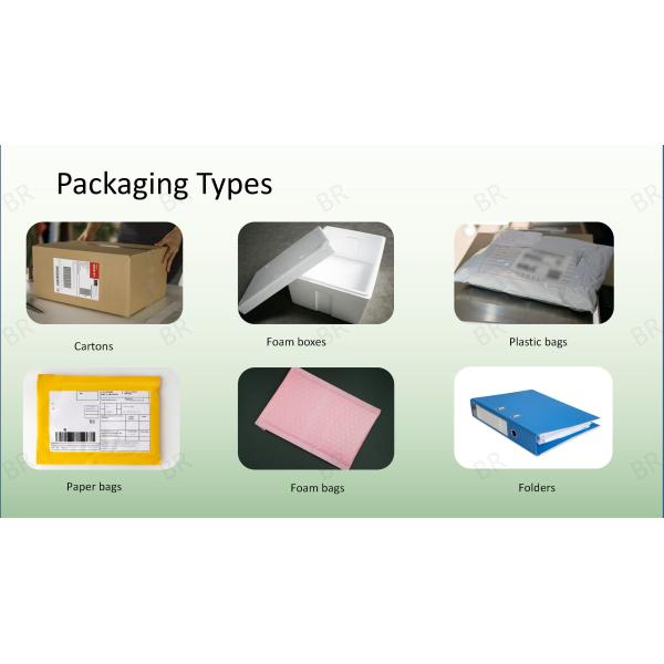 100x150 Size Logistics and Express Sheet 50*37*24mm Box Gauge for Packaging Labels