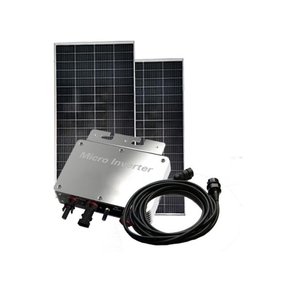 IP65 Silver Micro Inverter Solar Panel 300w Waterproof Microinverters Solar