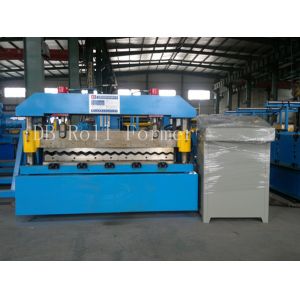 380V 50Hz 840 Roof Tile Corrugated Roll Forming Machine With Colored Steel Plate