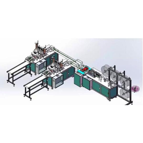 Buy Multifunctional Pollution Mask Making Machine Computer PLC Programming Control at wholesale prices