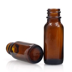 Dropper 60ml Boston Glass Bottles Amber Body For Massage Oil