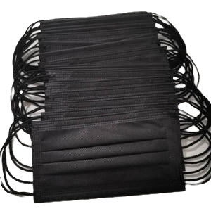 China Clinic Black 99% Disposable Hypoallergenic Face Masks on sale