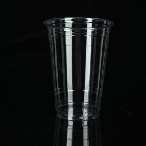 Custom Printed Takeaway Packing Disposable PET / PLA Smoothies Plastic Cup