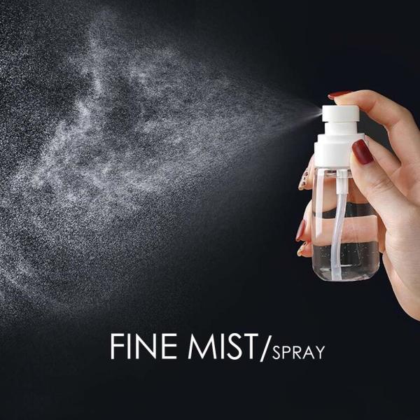 Personal Care Cosmetic PETG Bottle 100ml With Fine Mist Sprayer