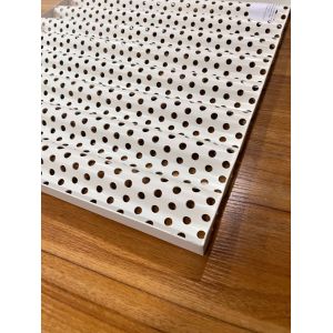 Soundproof 800x800mm Punched Aluminum Metal Ceiling Alloy Wave Plate